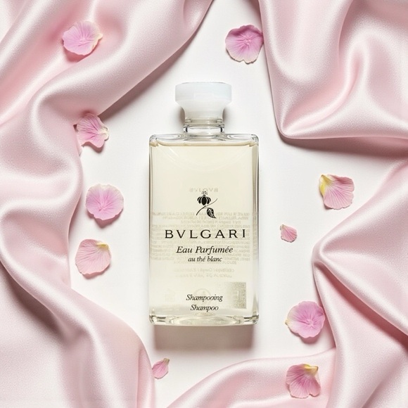 BVLGARI Eau Parfumée au Thé Blanc Shampoo Set of 3 White Tea 75ml NEW - Picture 5 of 11